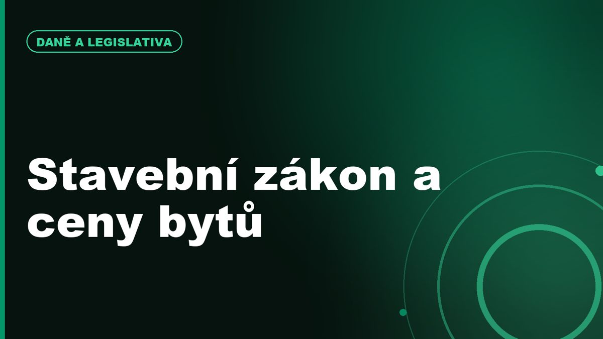 Nový stavební zákon a digitalizace řízení: co může změnit pro ceny bytů