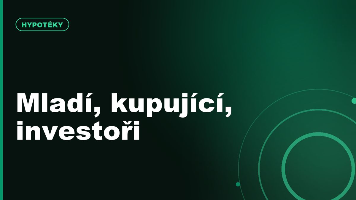 Mladí do 36 let vs. investoři: kdo má v roce 2026 lepší přístup k hypotéce