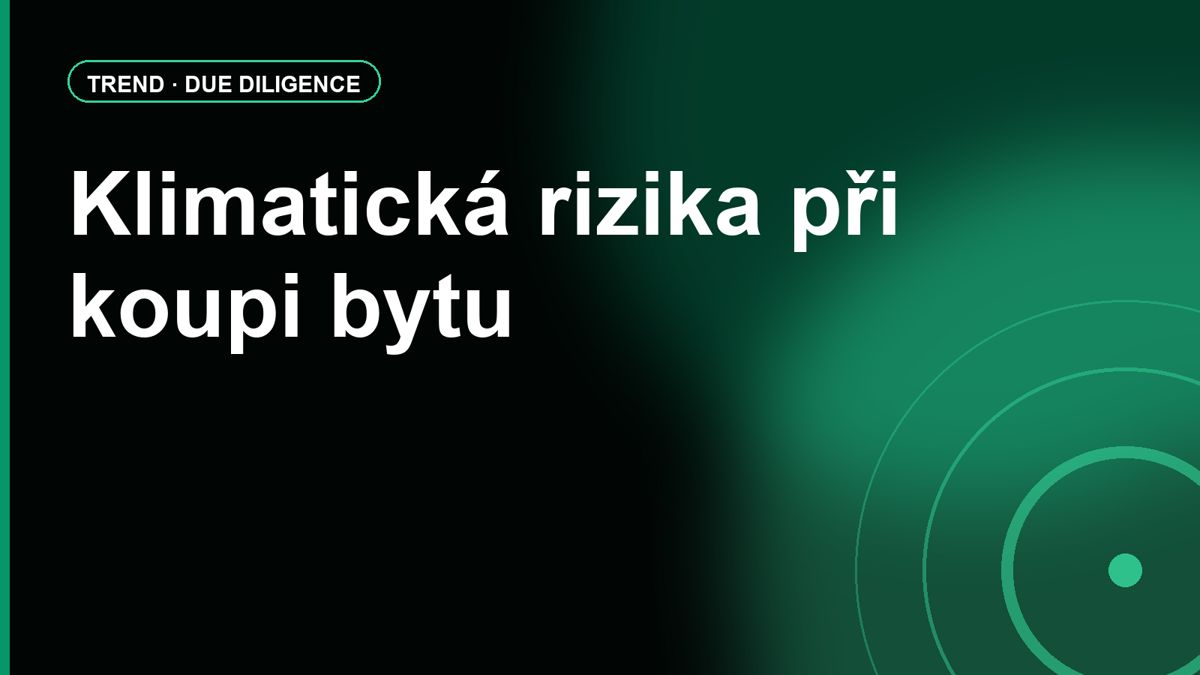 Povodně, sucho a přehřívání bytu: jak klimatická rizika mění rozhodování kupujících