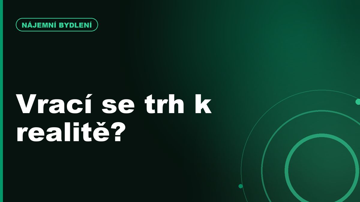 Nájemné, ceny bytů a mzdy v roce 2026: začíná se trh vracet k realitě?