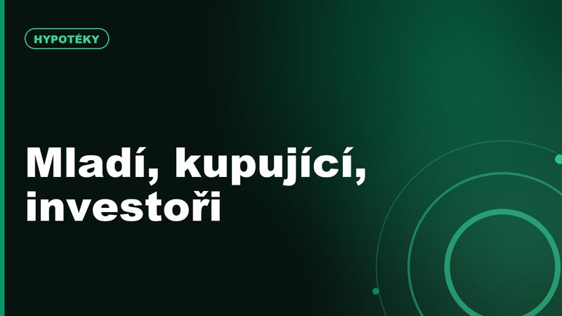 Mladí do 36 let vs. investoři: kdo má v roce 2026 lepší přístup k hypotéce