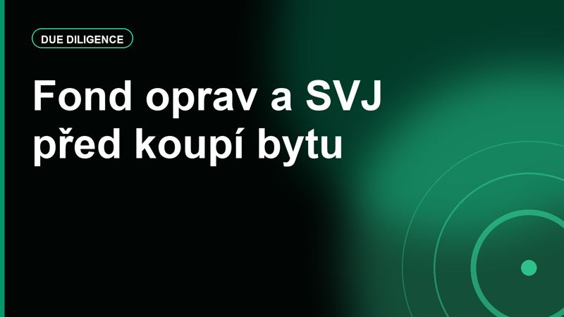 Fond oprav a SVJ: co si zkontrolovat před koupí bytu v osobním vlastnictví