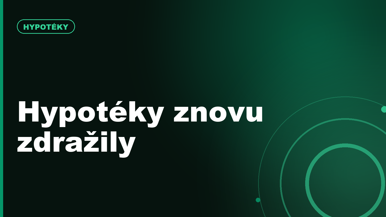 Hypotéky v květnu 2026 znovu zdražily: co znamená sazba 4,67 % pro kupující